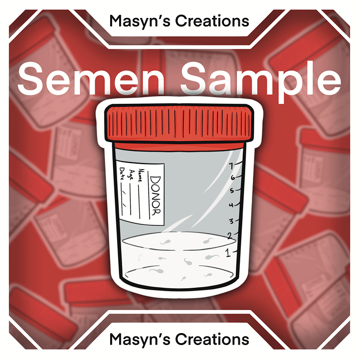Semen Sample Sticker product image (1)