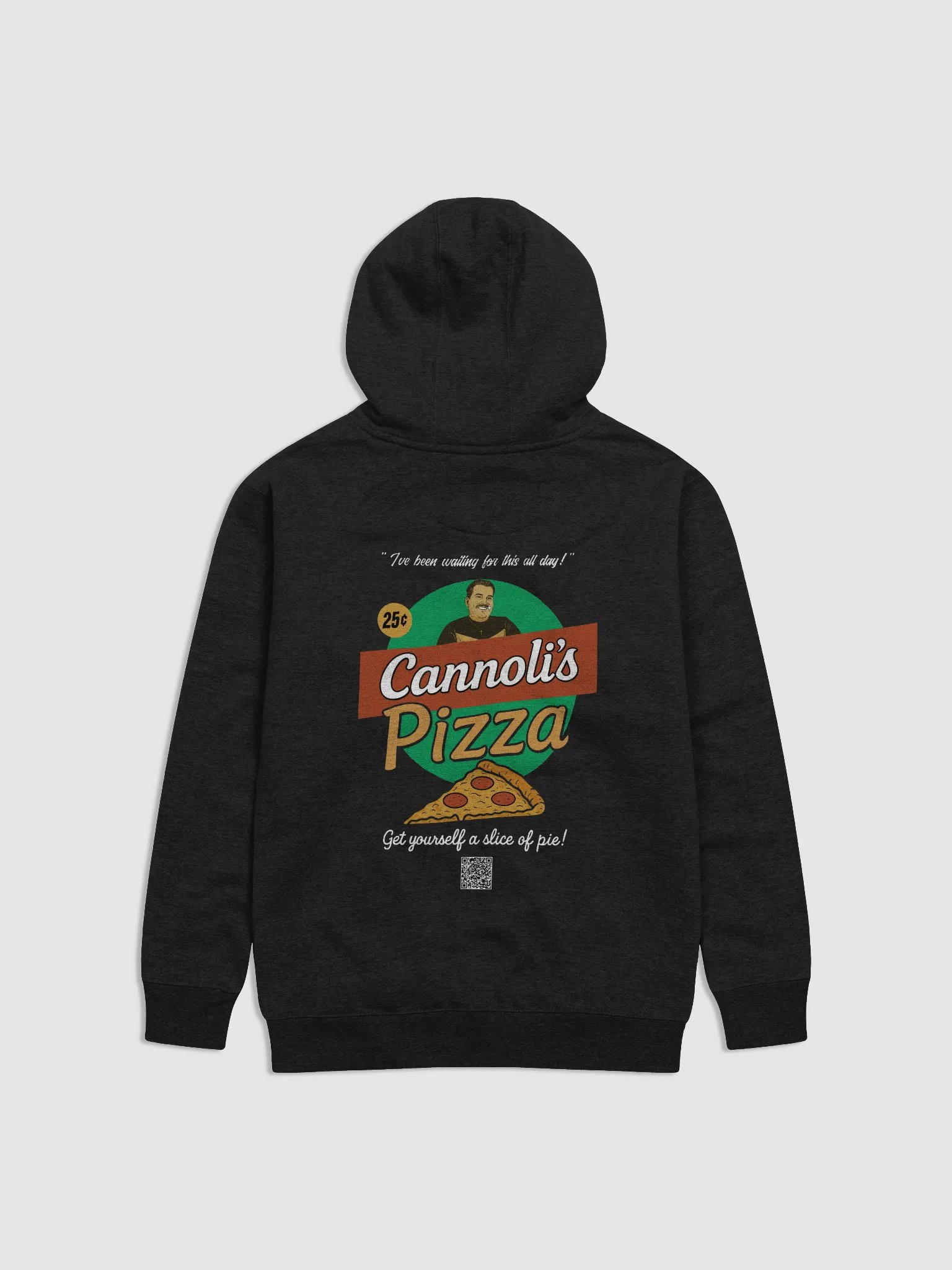 Black Cannoli's Pizza Hoodie product image (2)