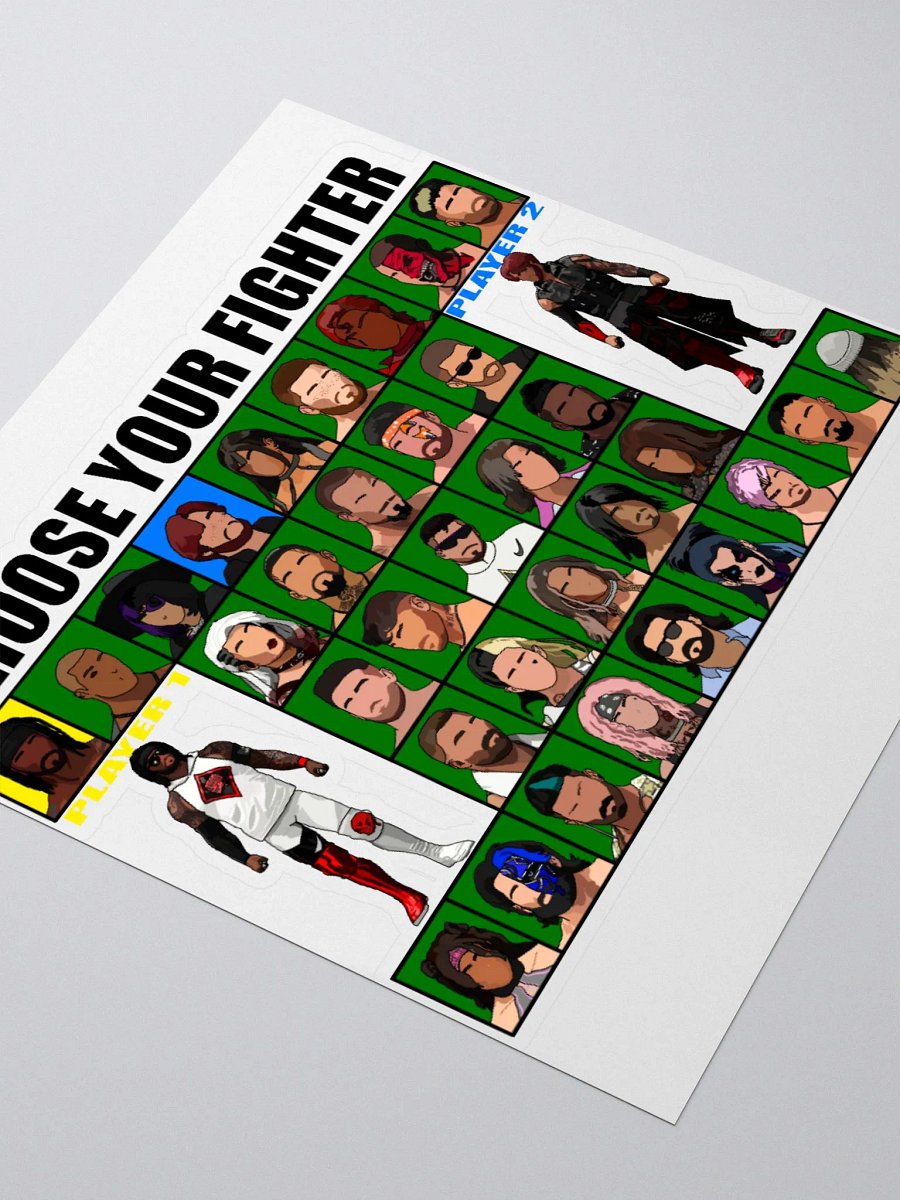 PEPW Choose Your Fighter Judah x Connor Sticker product image (3)
