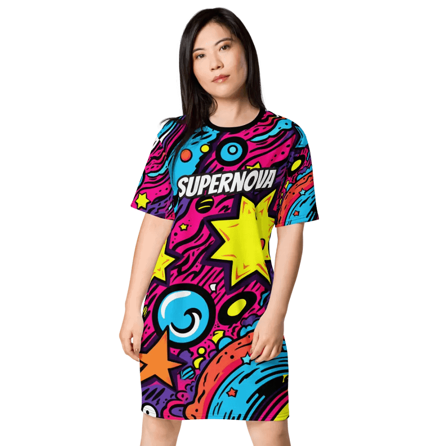 Supernova Dodgeball Club T-Shirt Dress product image (3)