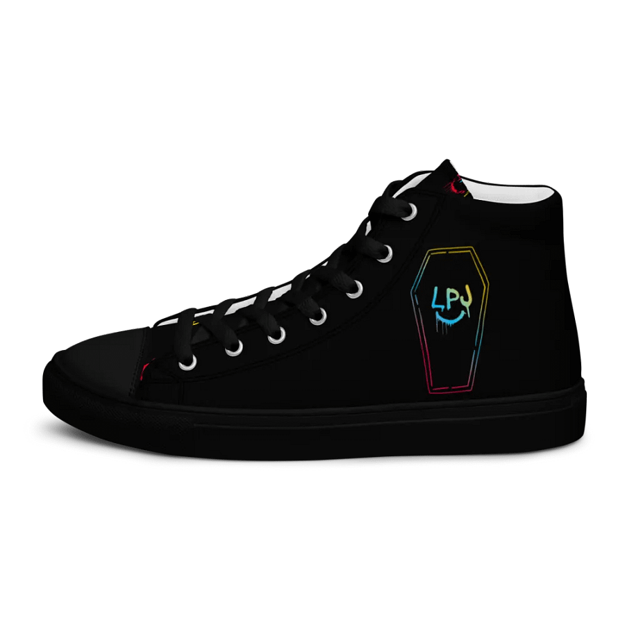 LPJ Black Canvas Hi-Top Shoes product image (9)
