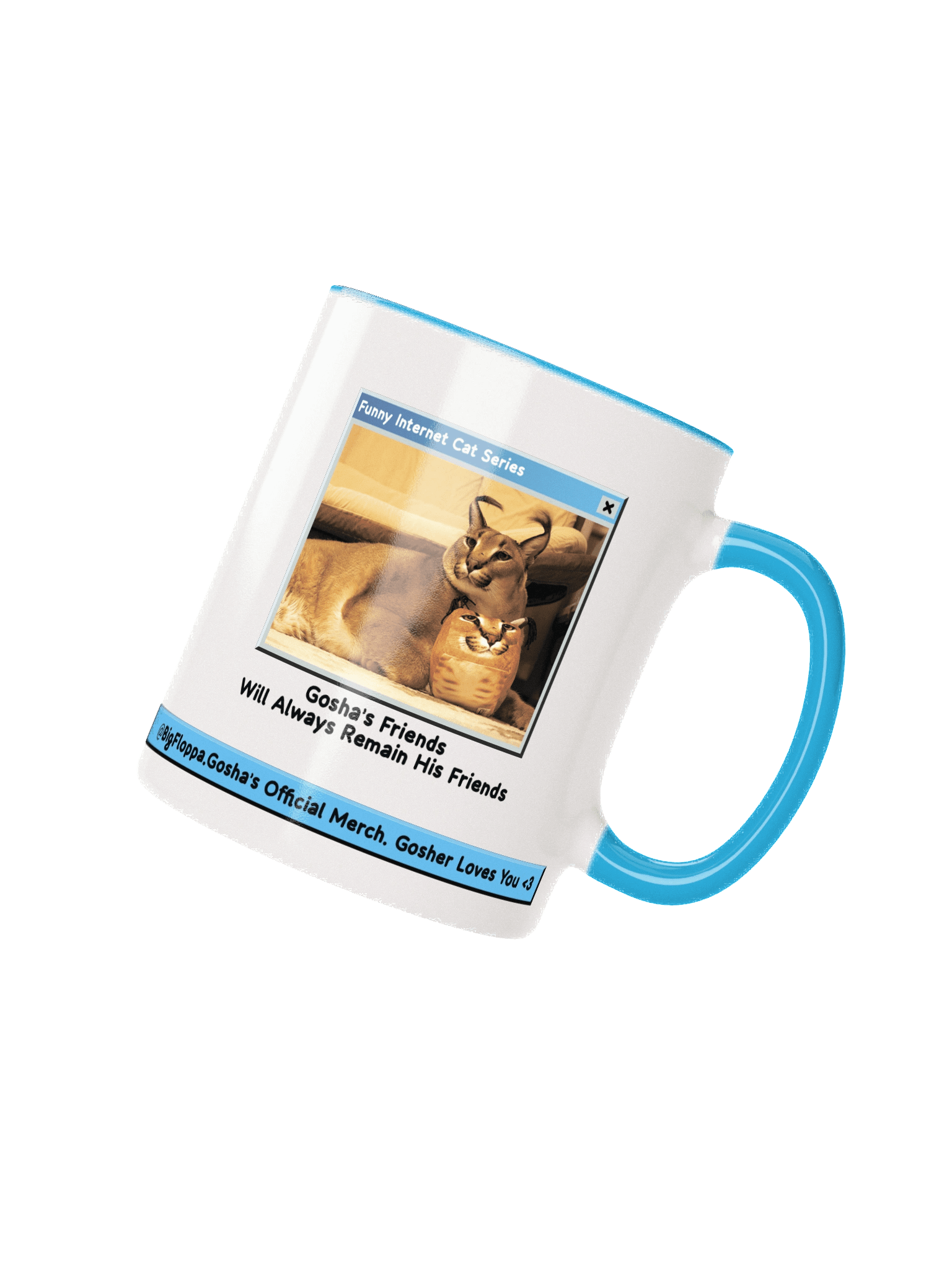 Y2K Cute Caracal Coffee and Tea Mug product image (2)