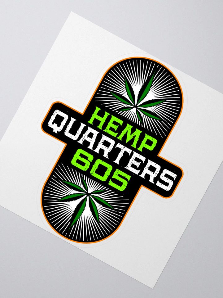 Hemp Quarters Invisible Back Sticker 3