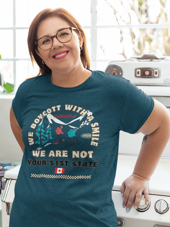 Snowy Canadian Protest Women's V-Neck Tee product image (7)