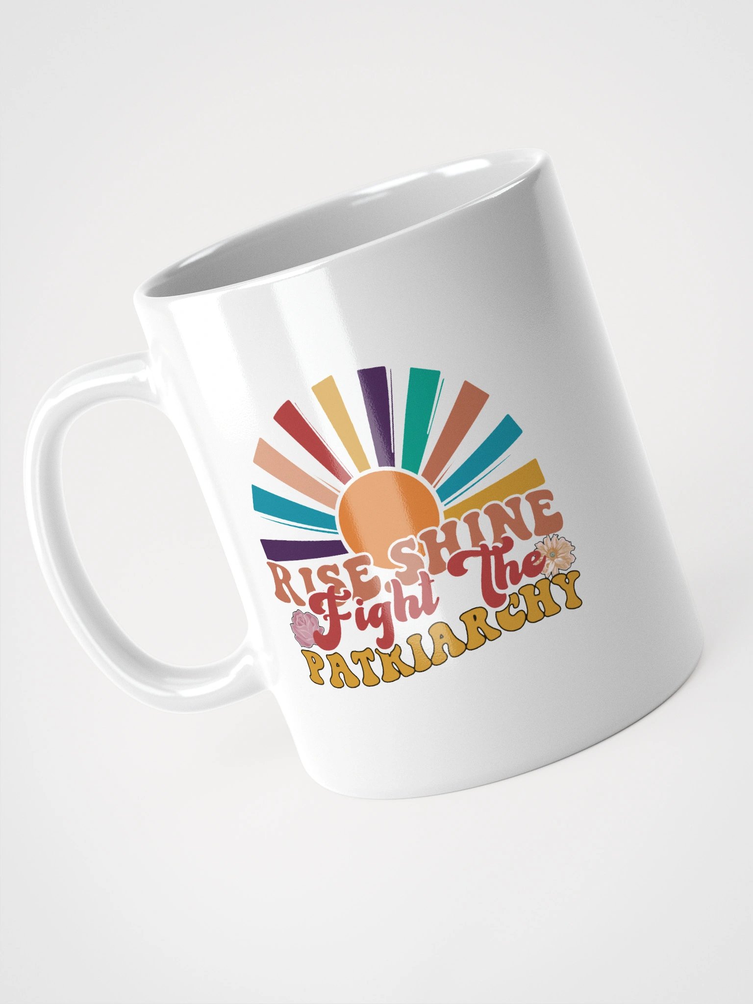 Rise, Shine, Fight the Patriarchy Coffee Mug product image (4)