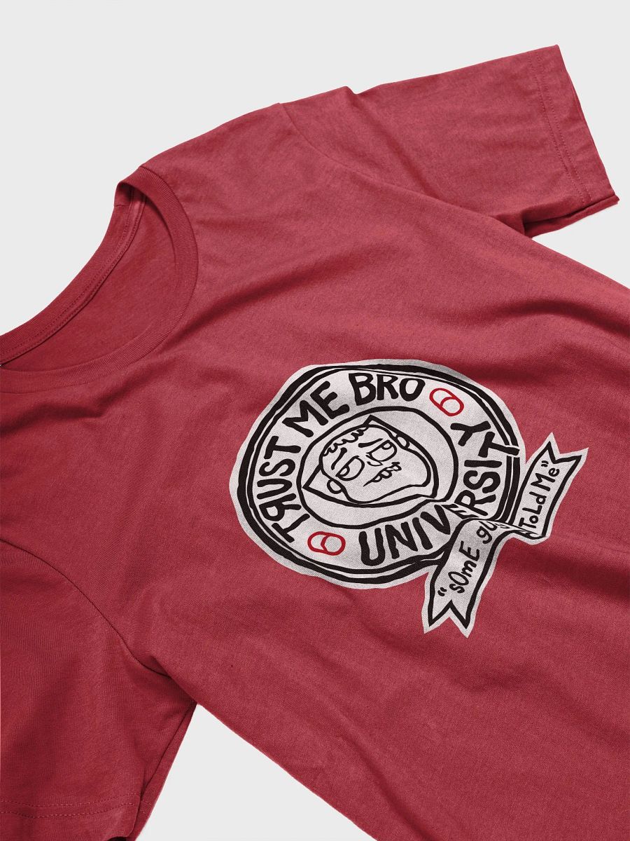 Trust Me Bro University T-shirt - big crest product image (5)