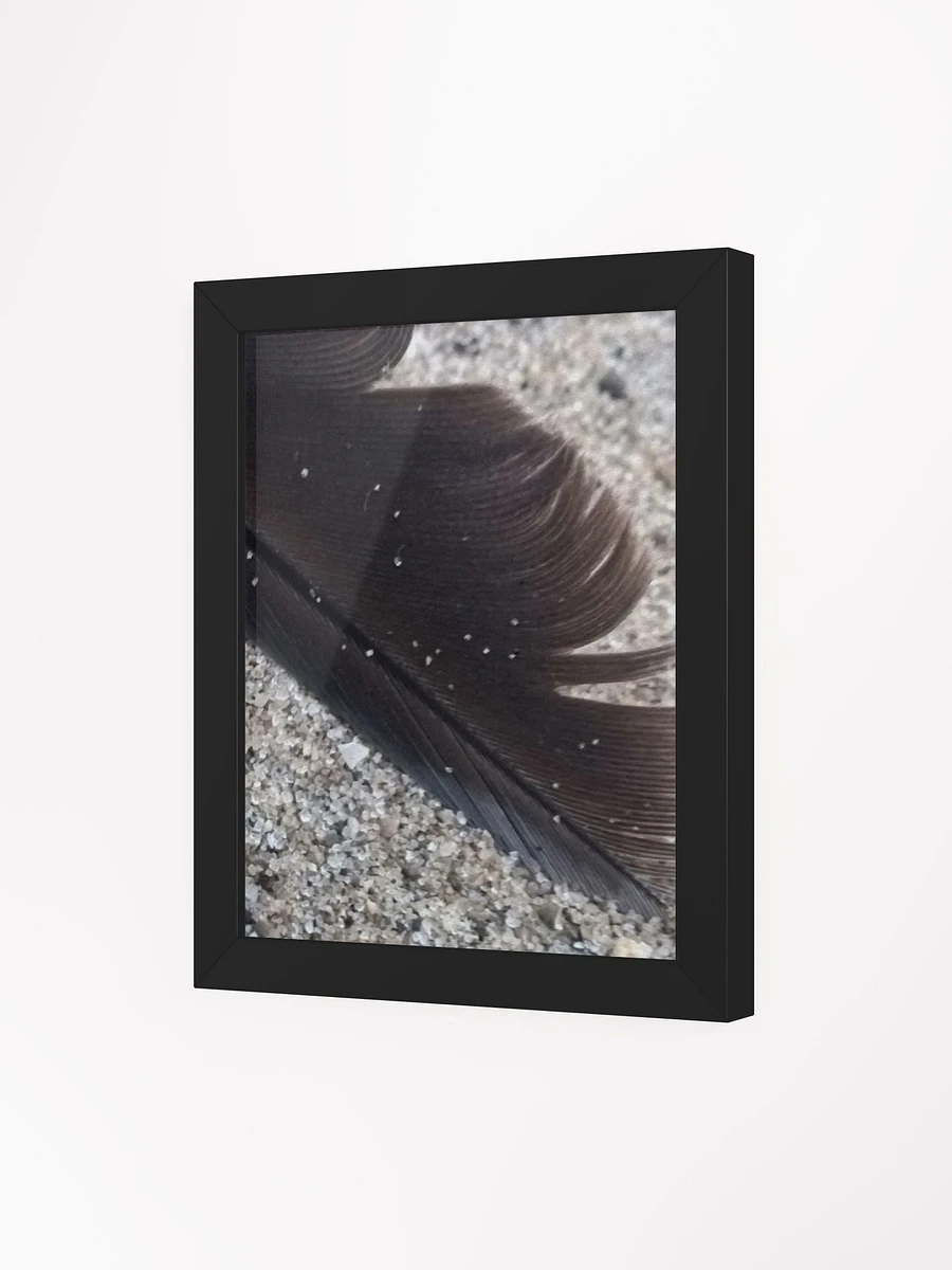Feather on The Beach Framed Poster product image (47)