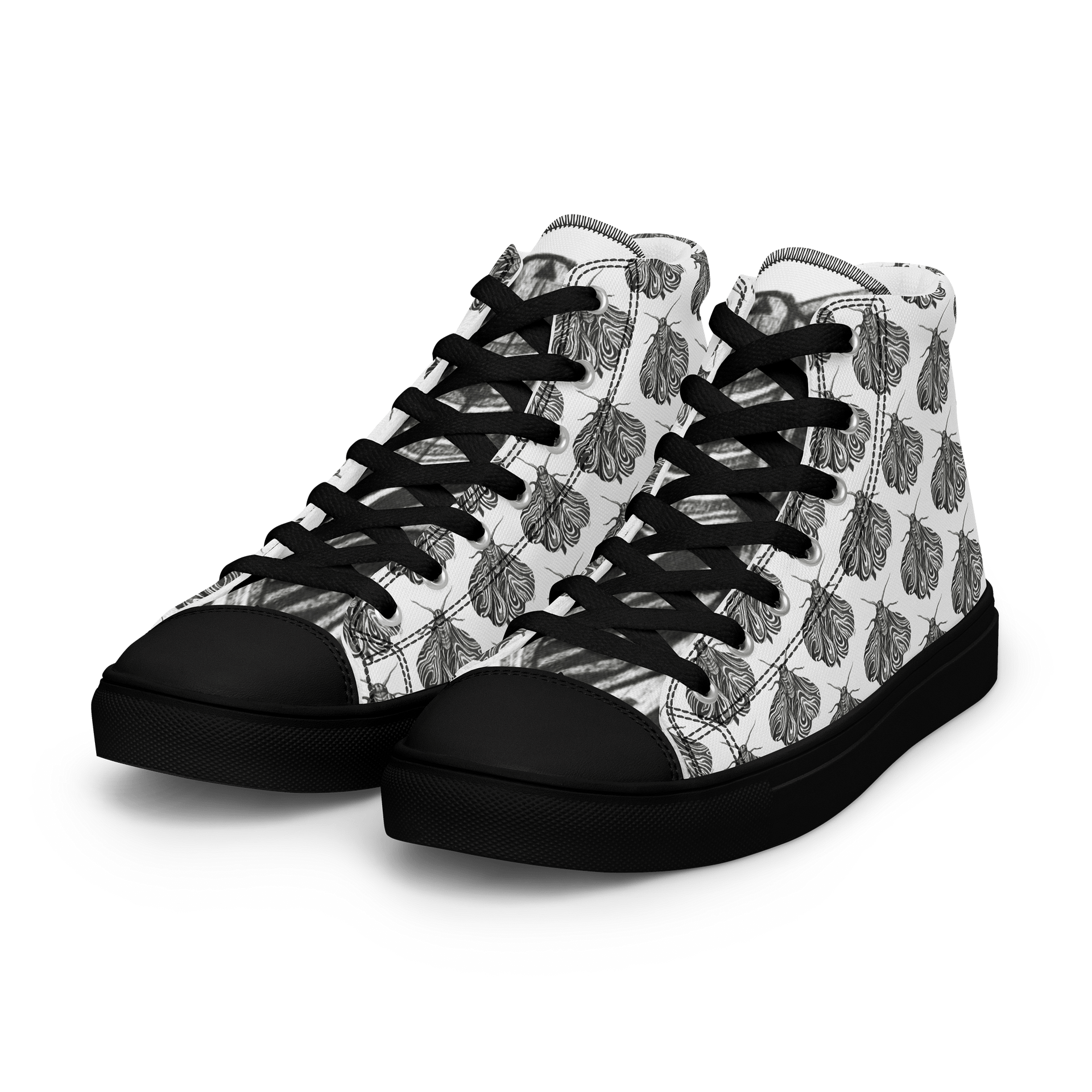 Moth - Women's High Top Canvas Shoes product image (9)