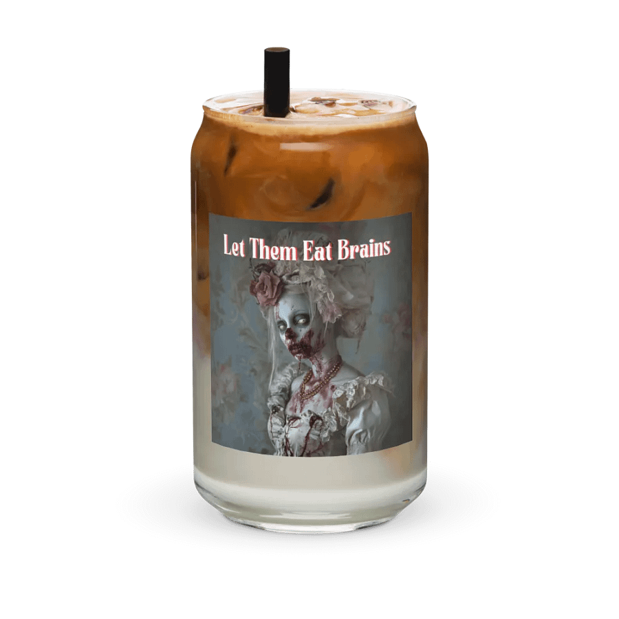 Zombie Marie Antoinette Can-Shaped Glass product image (3)