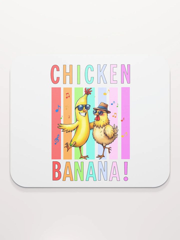 Chicken Banana Funky Duo Mouse Pad product image (1)