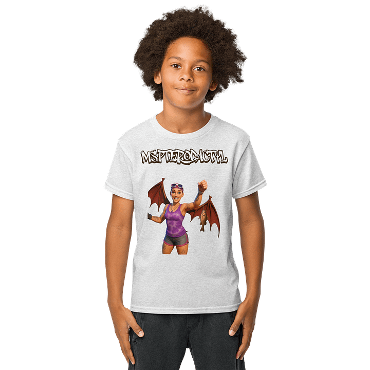Ms. Pterodactyl Youth Sports Tee product image (9)
