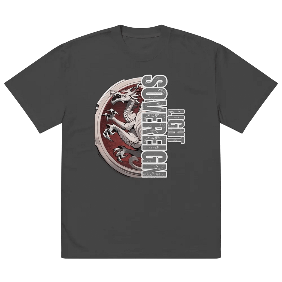 Team whte premium oversized tee product image (5)