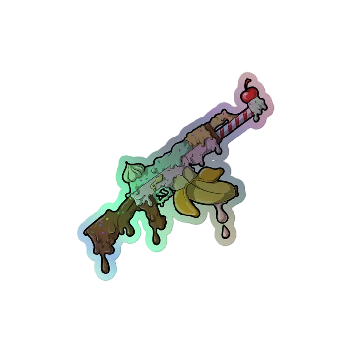 Sundae Shooter- Holo Foil Sticker product image (2)