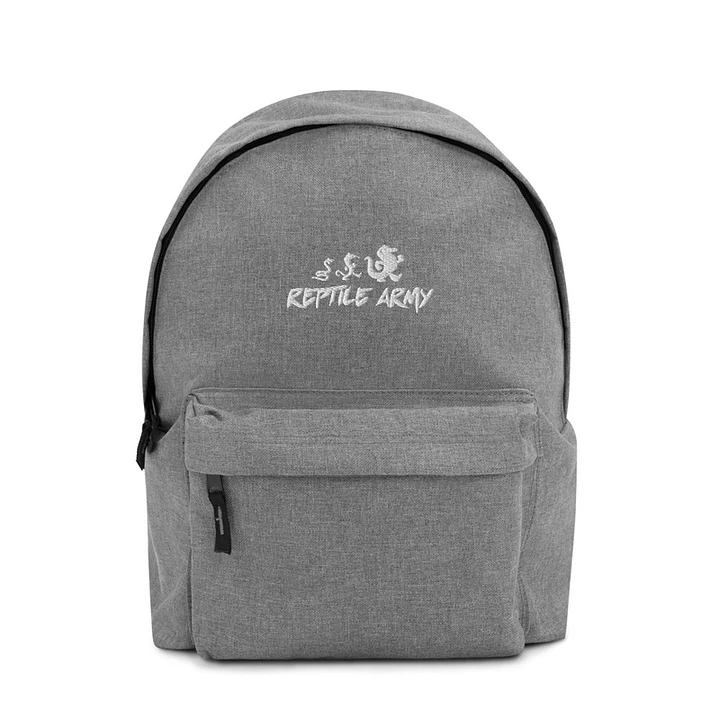 Reptile Army Embroidered Backpack product image (2)