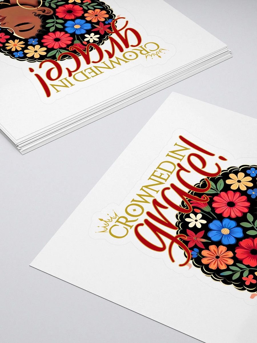 Crowned in Grace Kiss Cut Sticker product image (4)