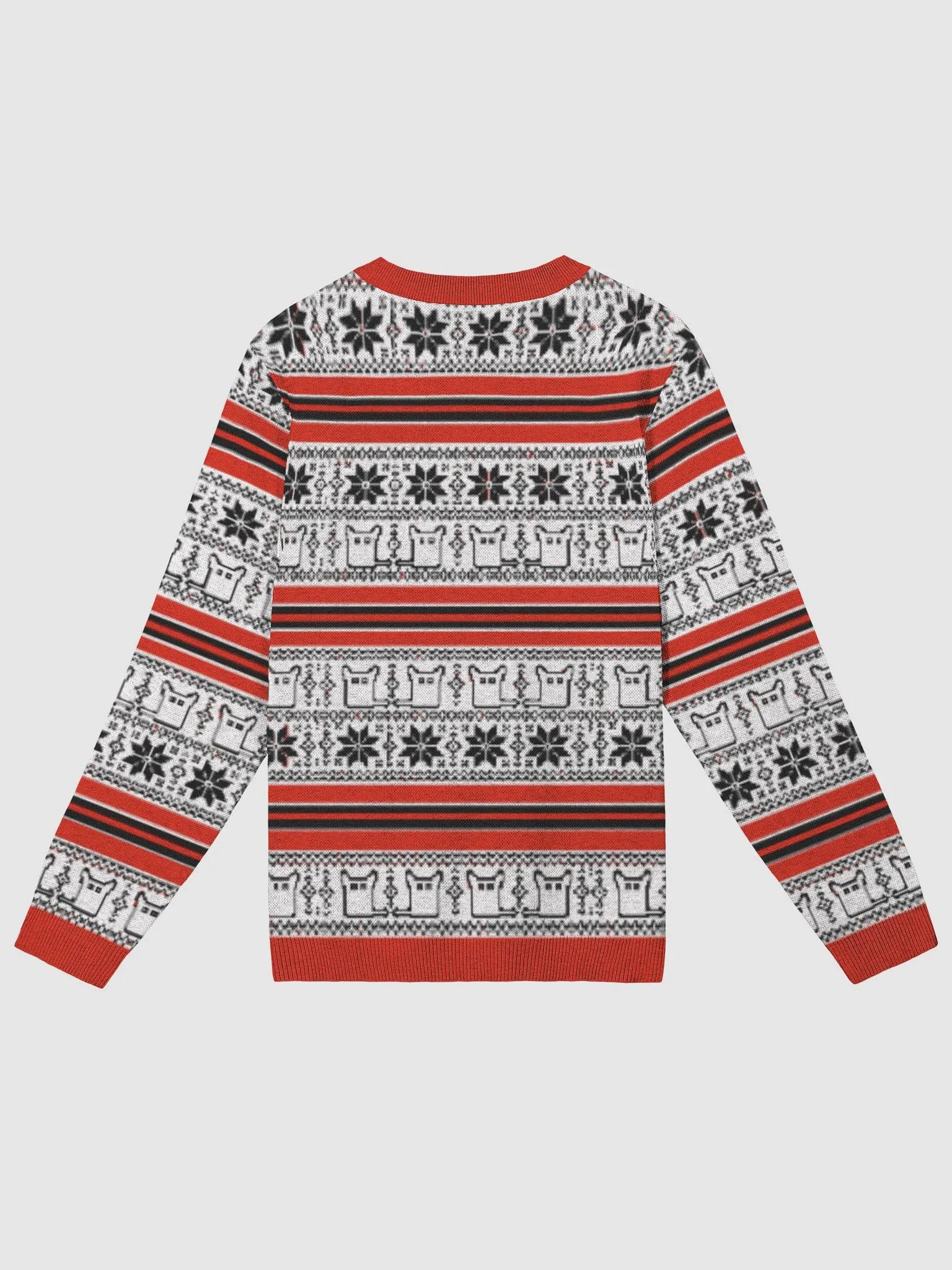 Cultsmas Sweater - What's B/W/R All Over product image (2)