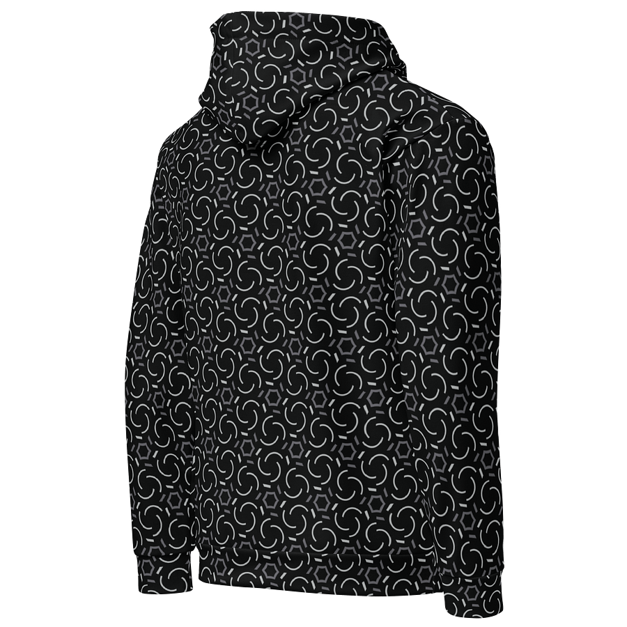 Smoke & Shadow Geometric Allover Print Hoodie for Men and Women product image (5)