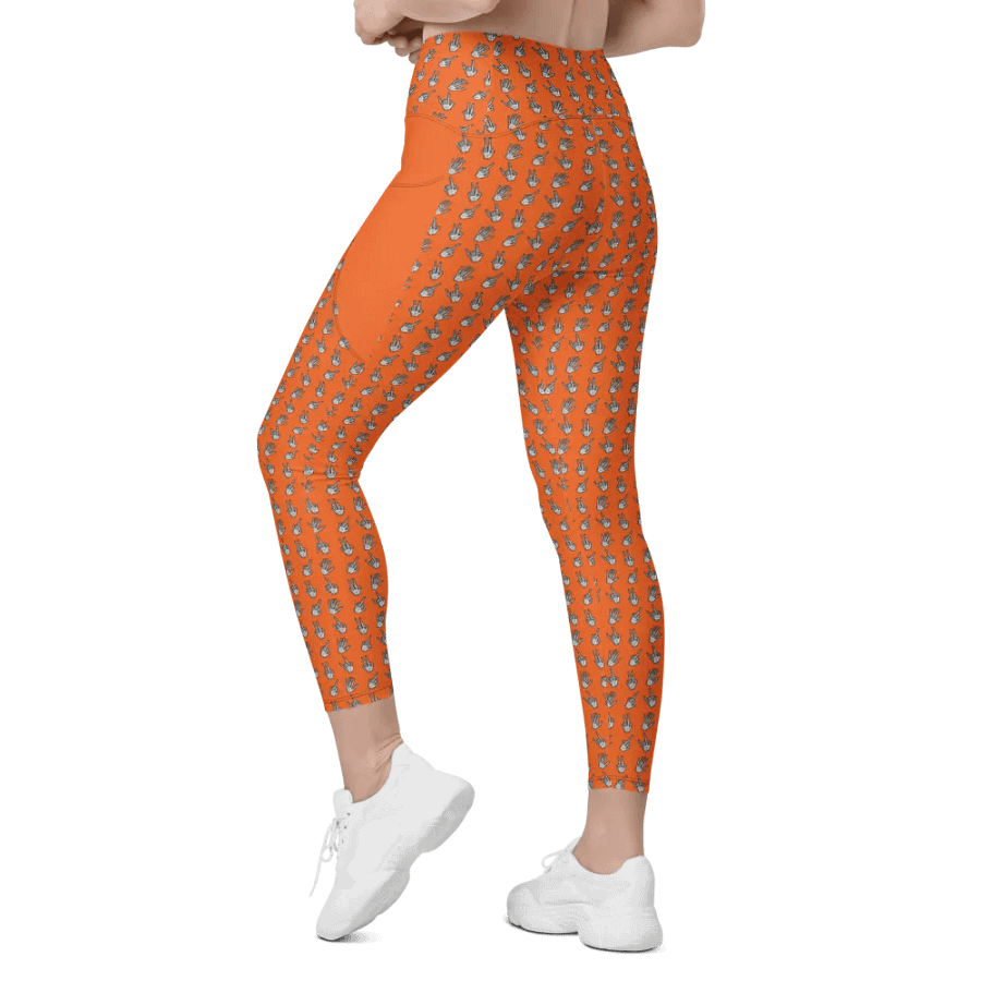 Bone Zone pattern pocket leggings product image (6)