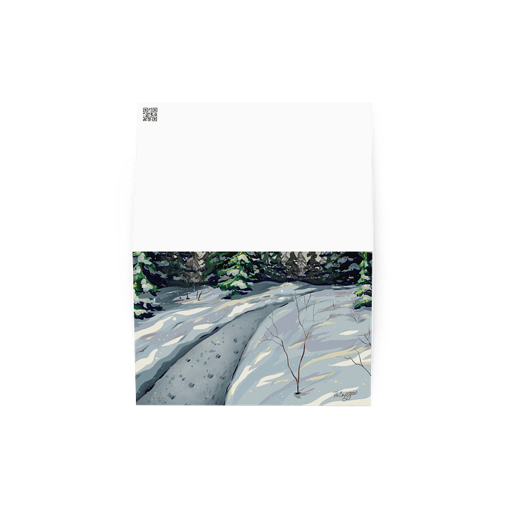 Tracks in the Snow (Blank Inside) product image (4)
