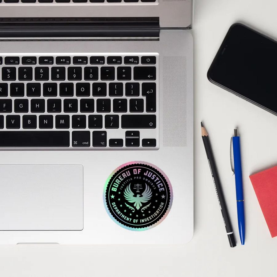 Bureau of Justice - Holographic Sticker product image (10)