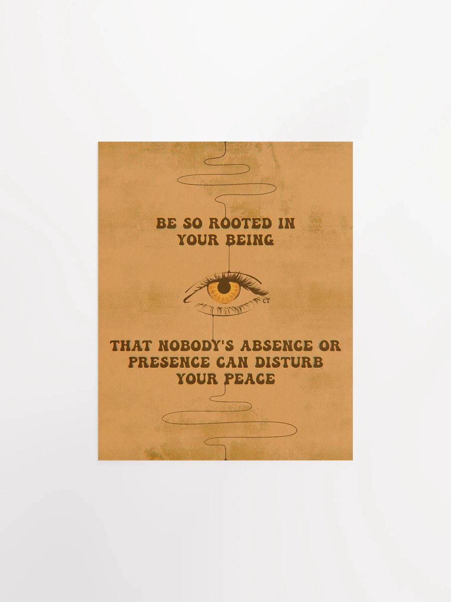 Matte Poster - Rooted in Being product image (2)