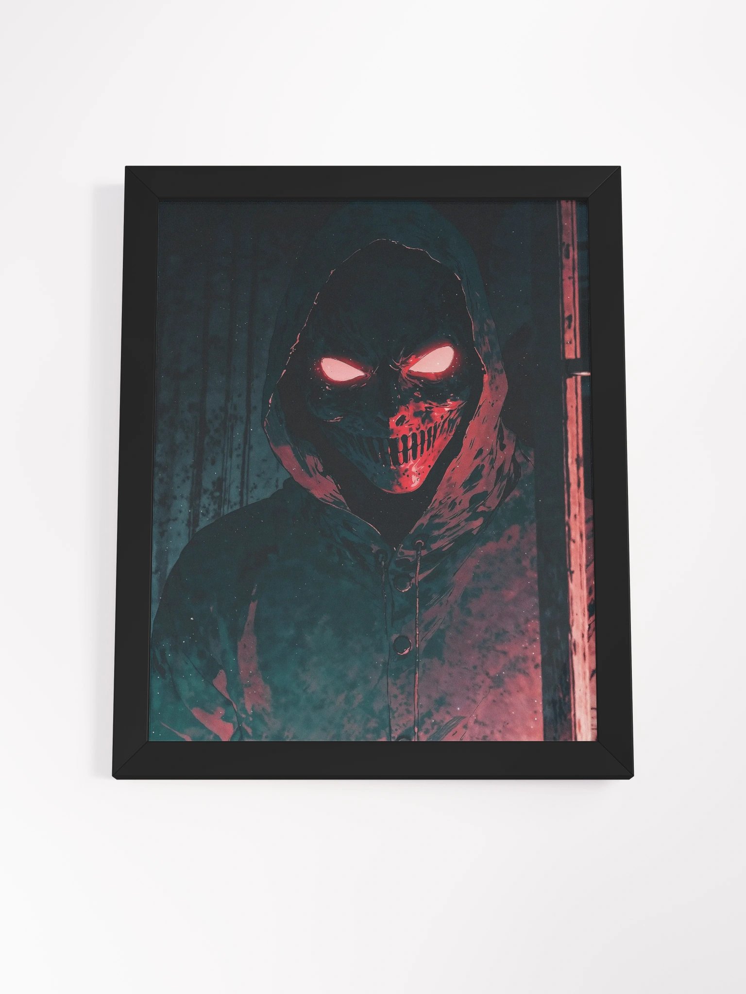 The Visitor at the Glass Framed Print product image (19)