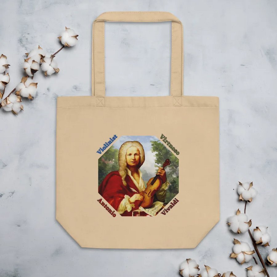 Antonio Vivaldi - Violinist Virtuoso | Tote Bag product image (4)