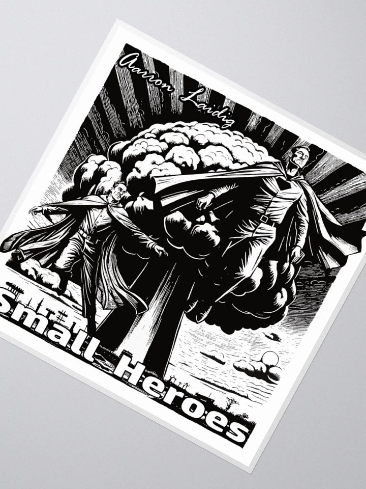 Small Heroes Cover Art vinyl sticker product image (2)