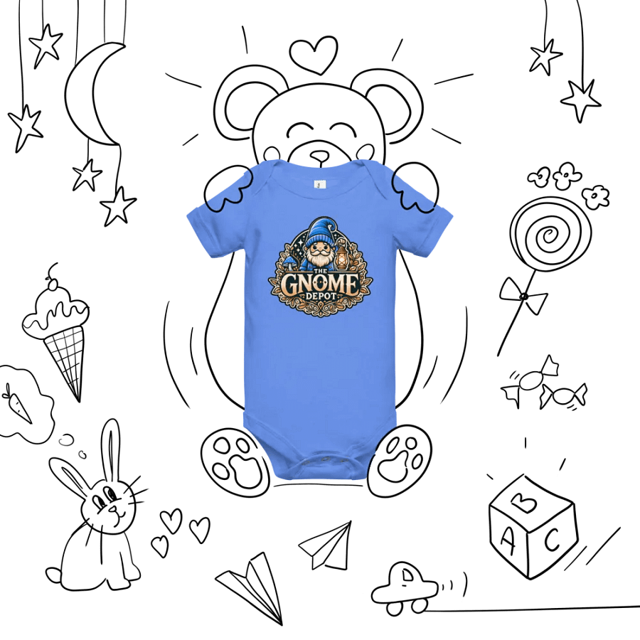 The Gnome Depot Bella+Canvas Baby Short Sleeve One Piece product image (43)