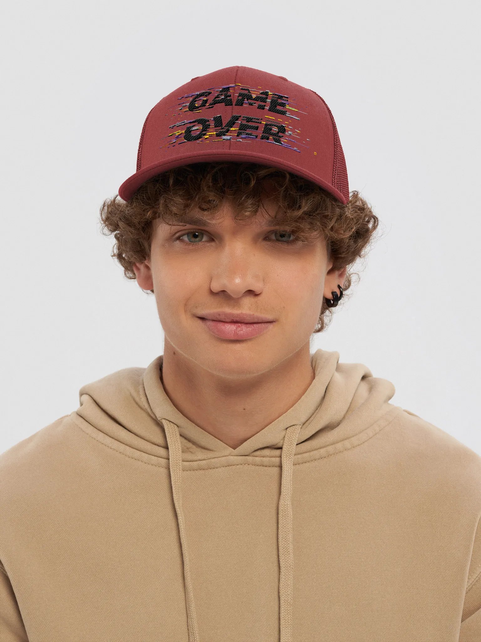 Glitch Overload Trucker Hat product image (10)