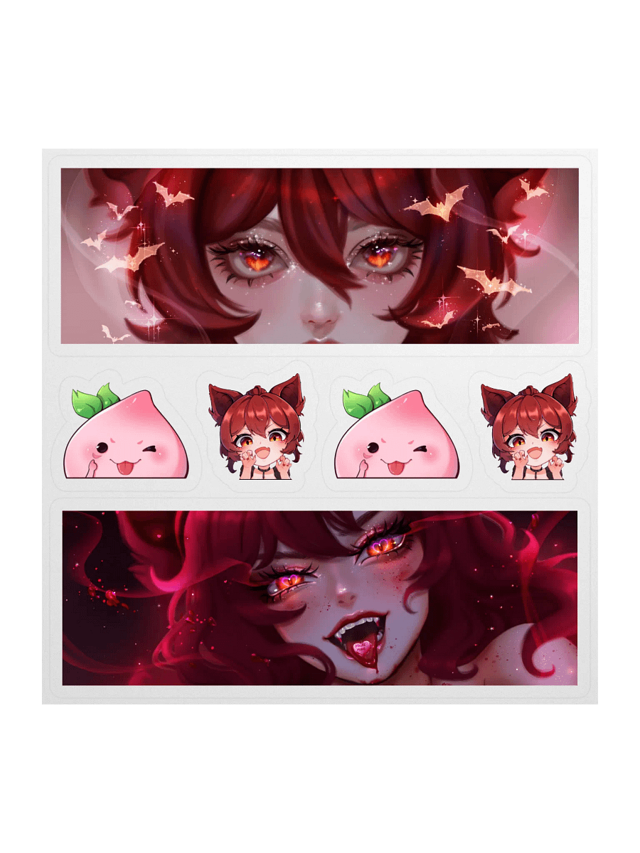 Nixi & Peachums Sticker Set product image (1)