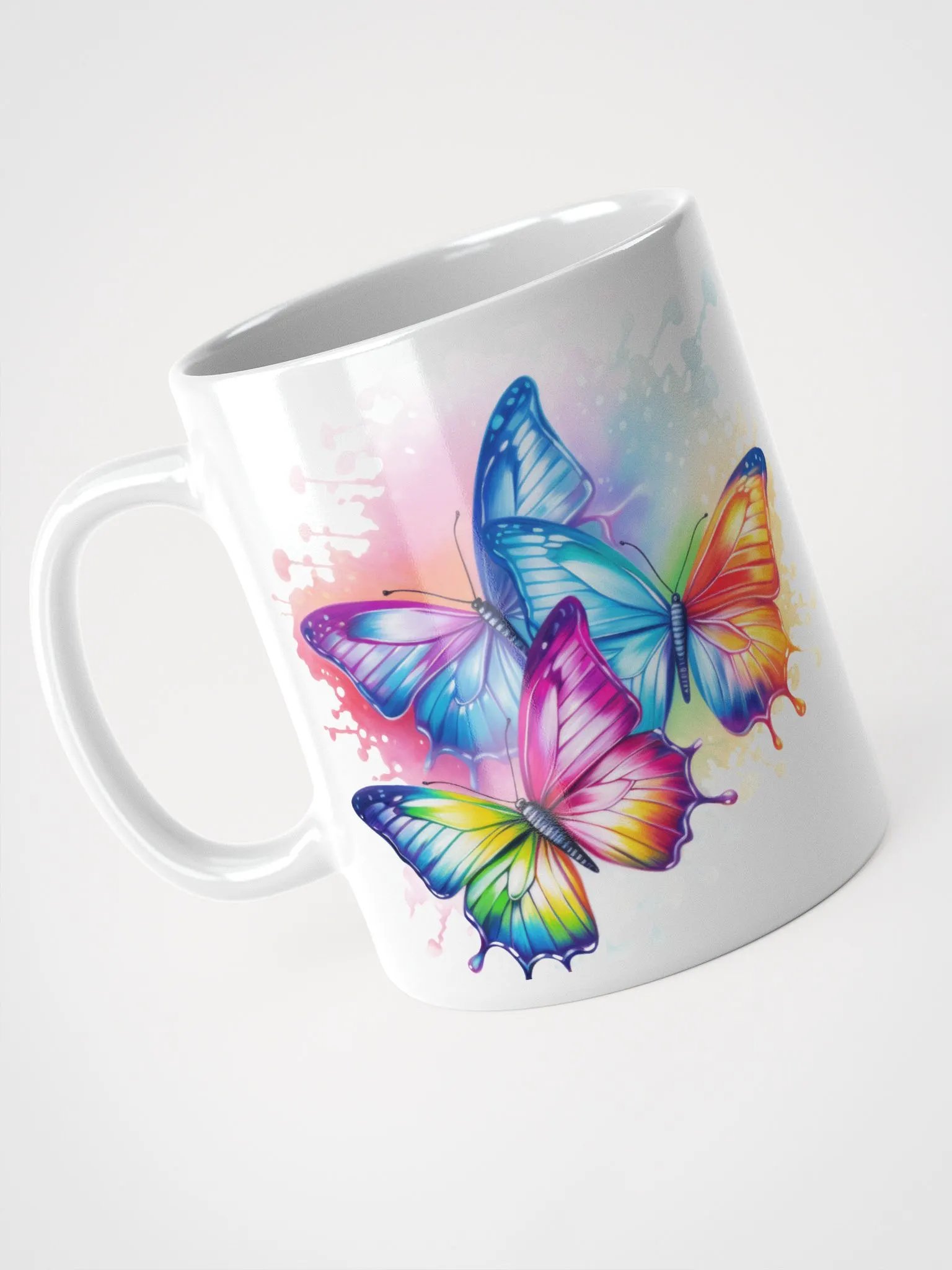 Rainbow Butterfly Nature Themed Mug product image (3)
