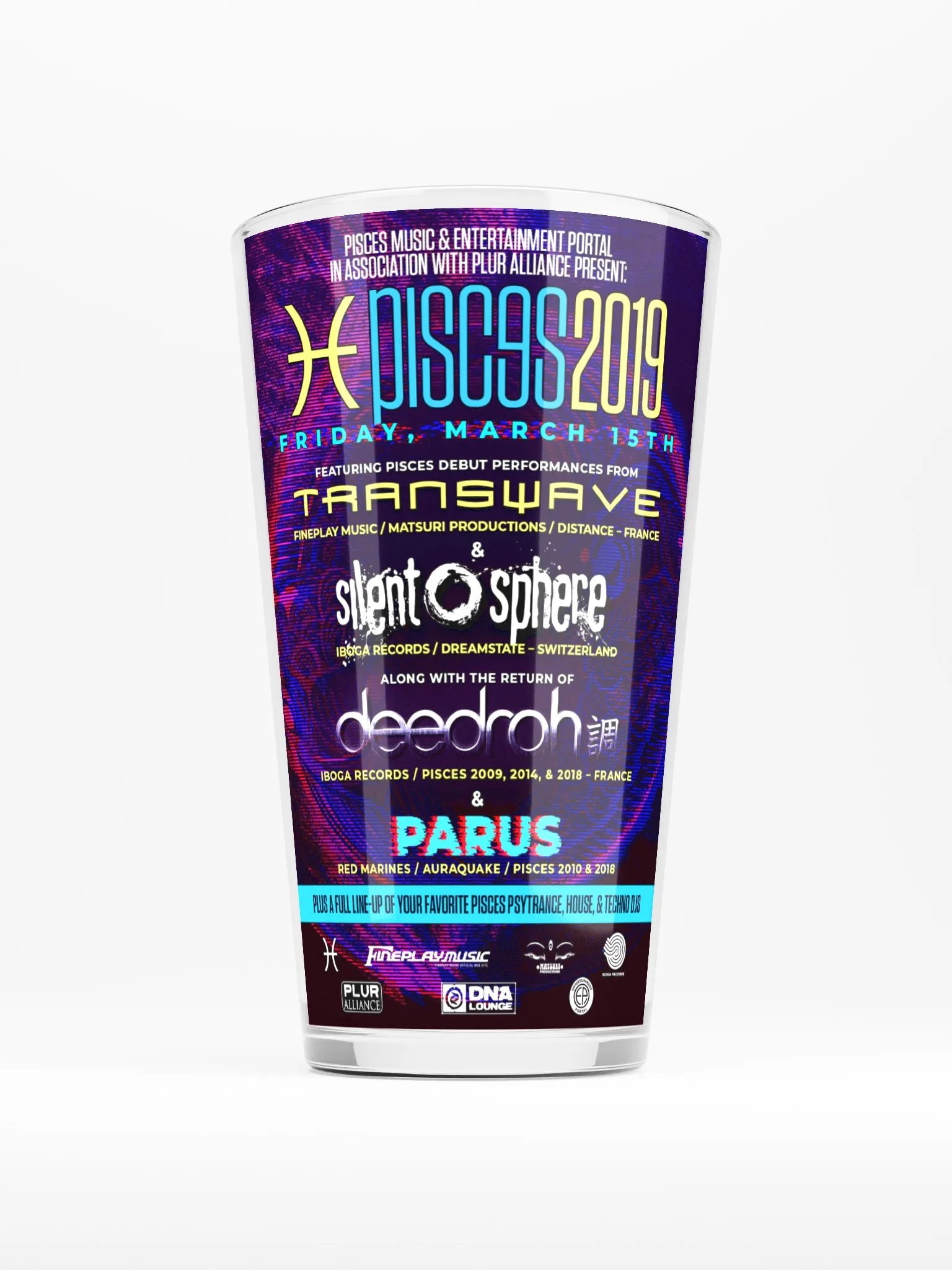 Pisces 2019 Shaker Pint Glass product image (1)