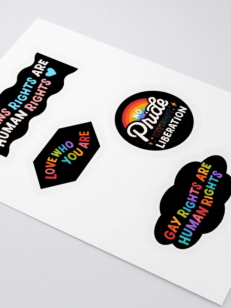 Human Rights LGBTQ+ Full Sticker Sheet product image (2)