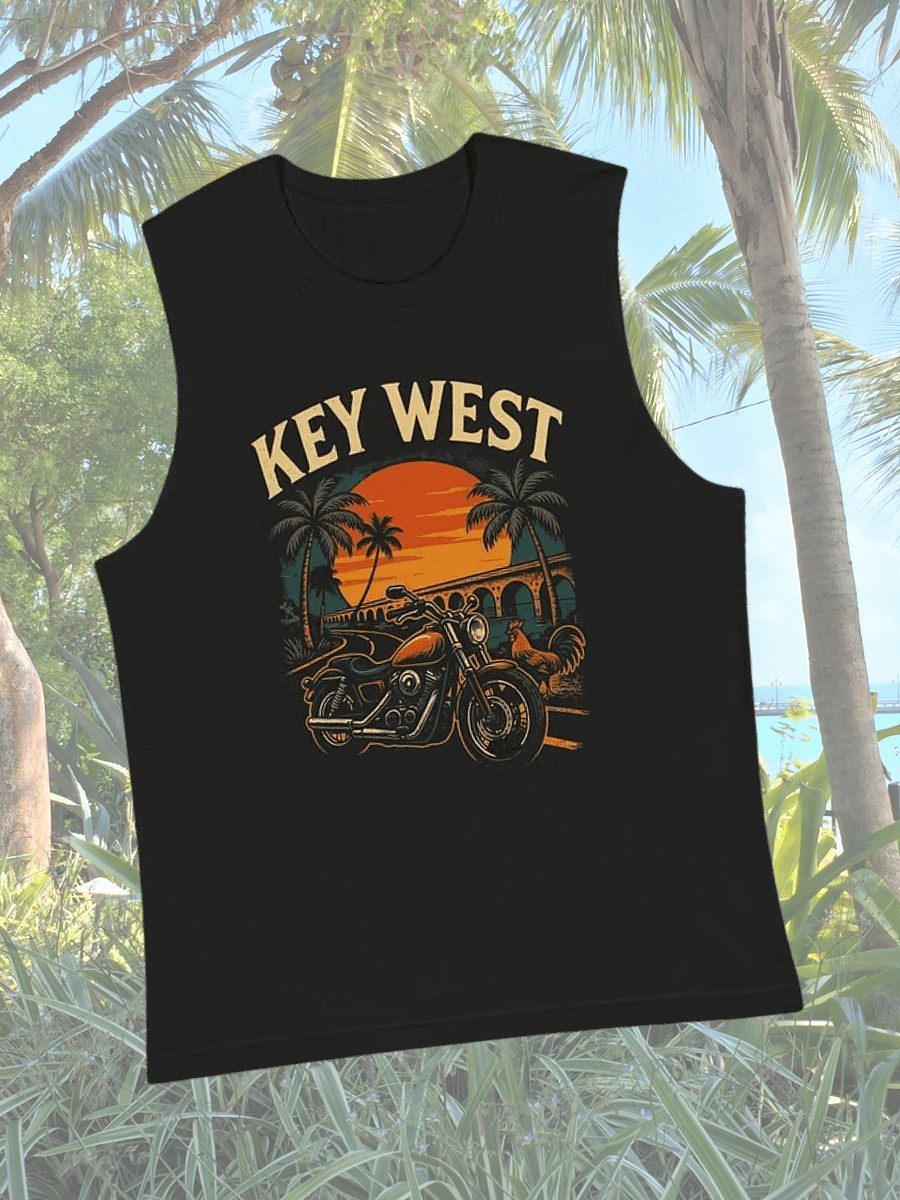 Key West Rider Rooster Men's Tank Top product image (1)