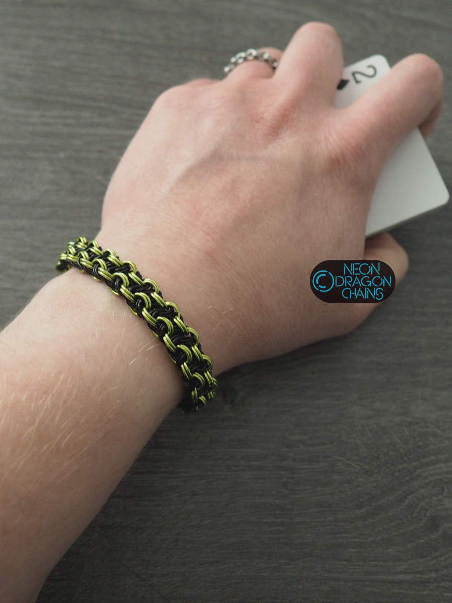 Black Vipera Bracelet / OOAK product image (4)