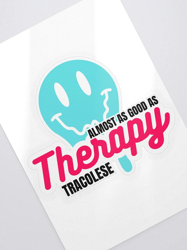 Almost as Good as Therapy - Smiley Sticker product image (2)