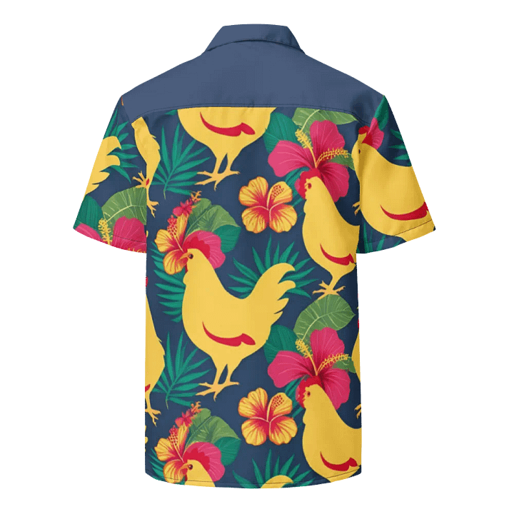 Tropical Chicken Paradise Hawaiian Shirt product image (2)
