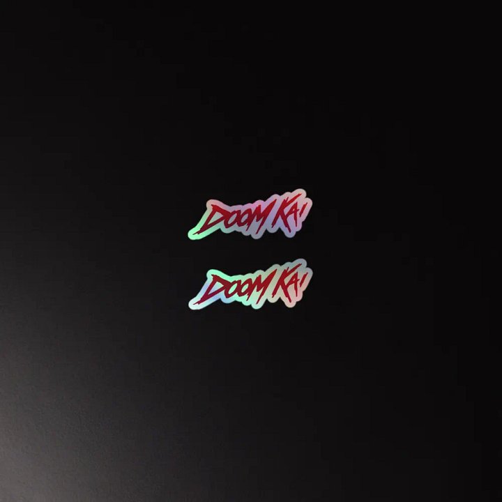Doom Kai [Red] Grunge Sticker product image (4)