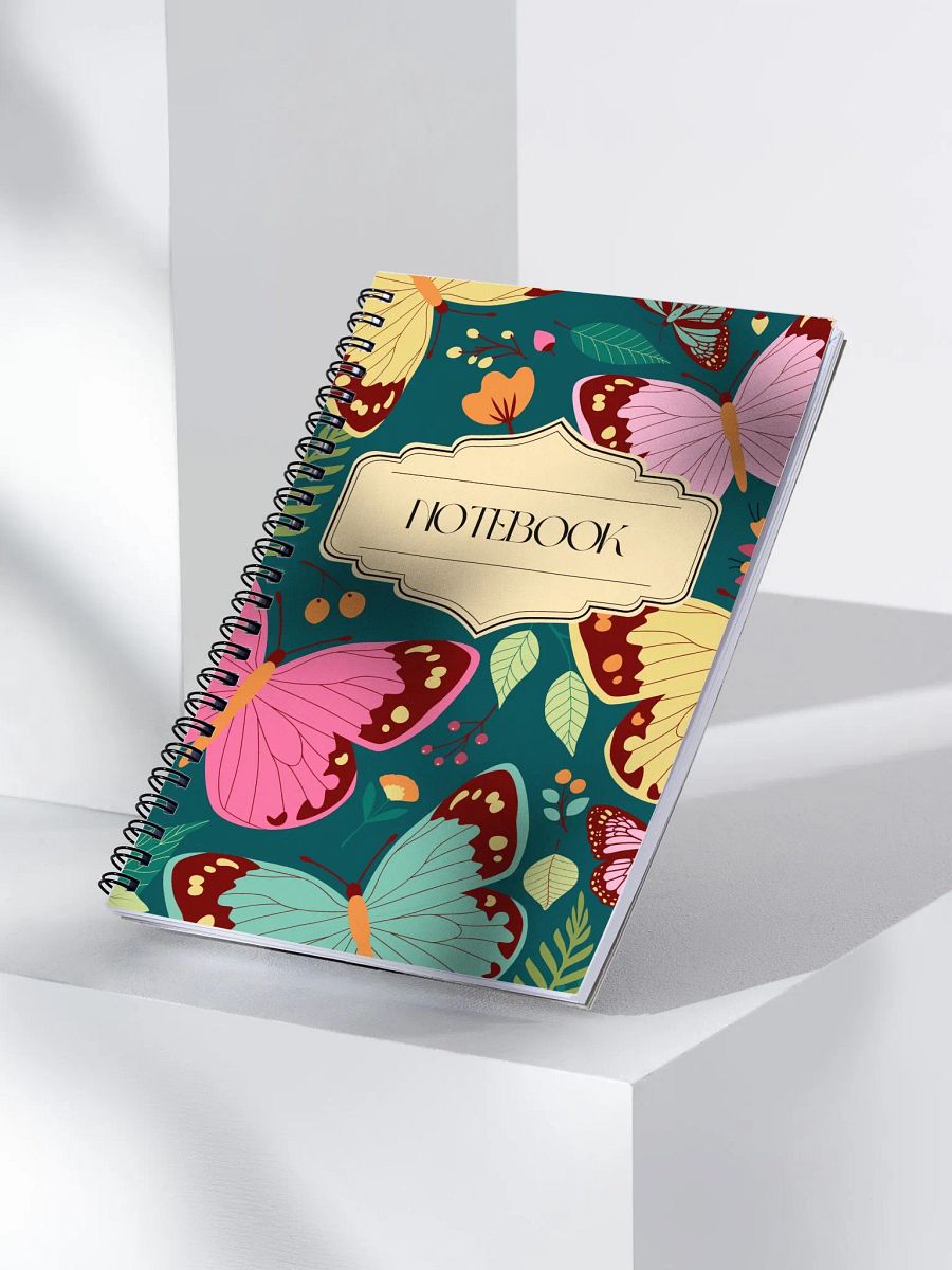 Butterfly Botanical Spiral Notebook product image (3)