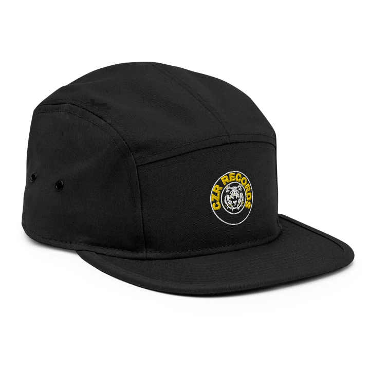 Tiger Circle Yellow Font 5 Panel Hat product image (7)