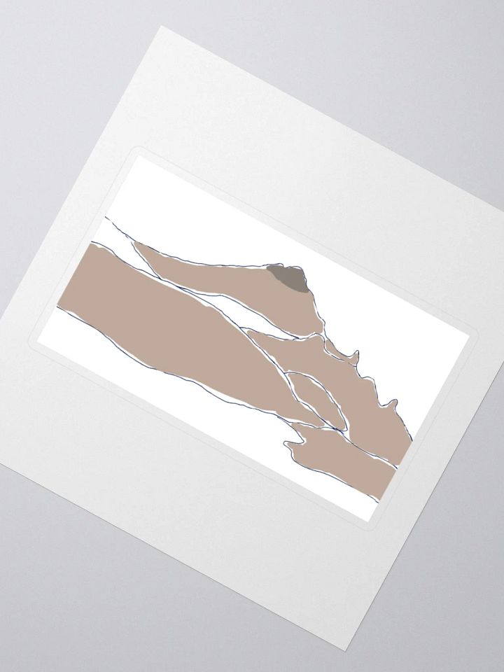 Gilbert Peak sticker (tan sketch) product image (4)
