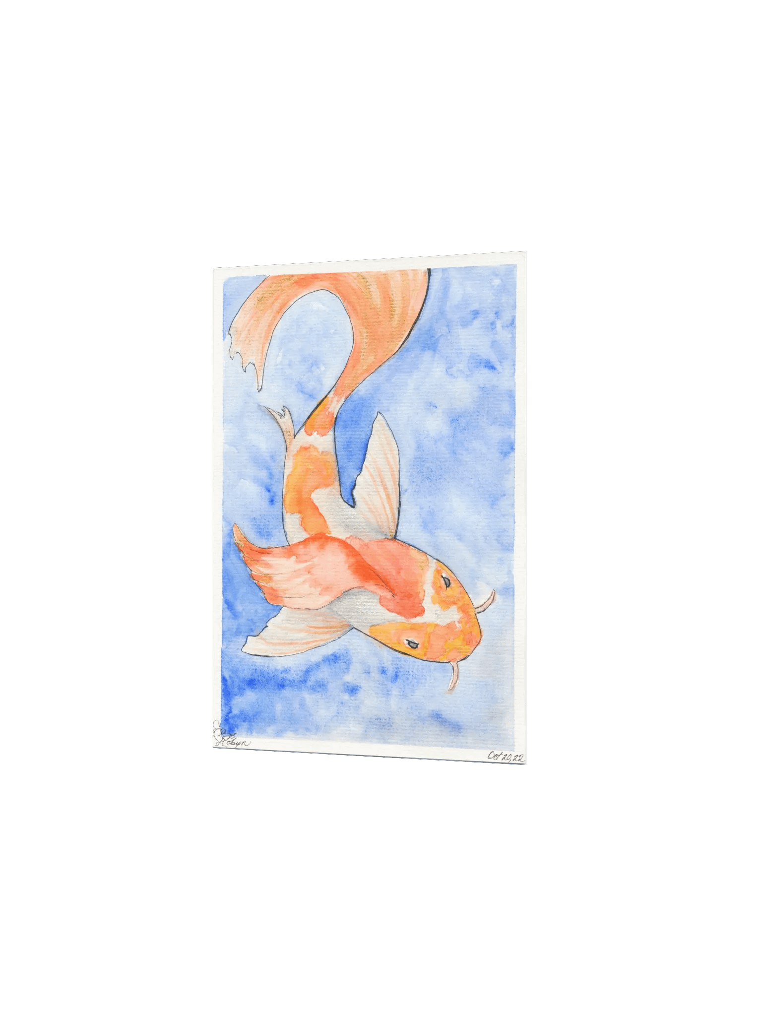 Golden Koi Print product image (3)