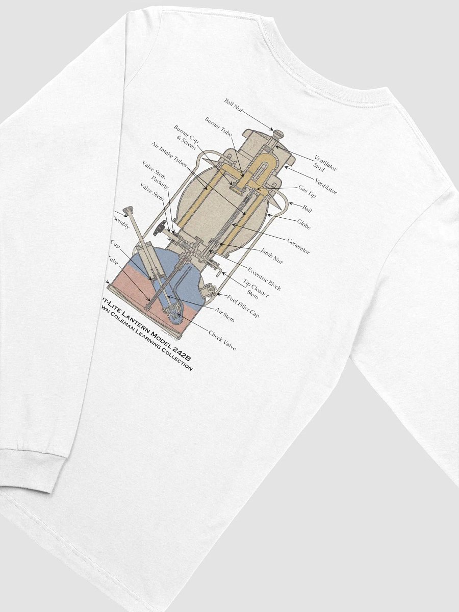 Coleman Learning Lantern Remastered Art: LS Tee w/logo product image (3)