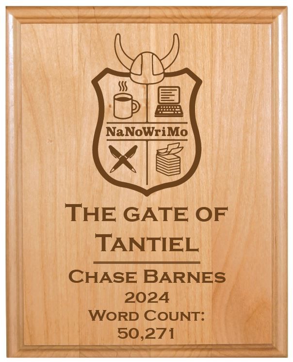 Custom NaNoWriMo Commemorative Plaque product image (1)