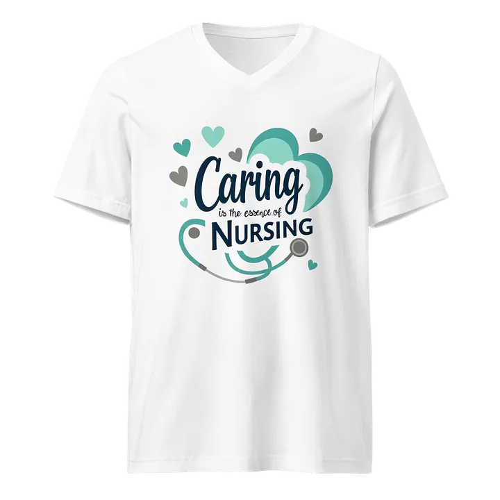 Caring is the Essence V-Neck Tee product image (1)