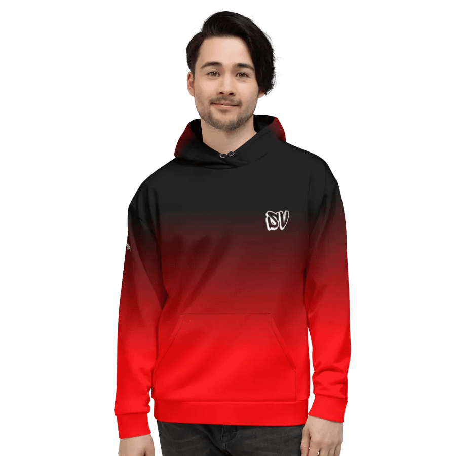 STRAIGHT VIBIN NEON COLOR FADE STYLE SHUKAKU + GAARA HOODIE product image (2)