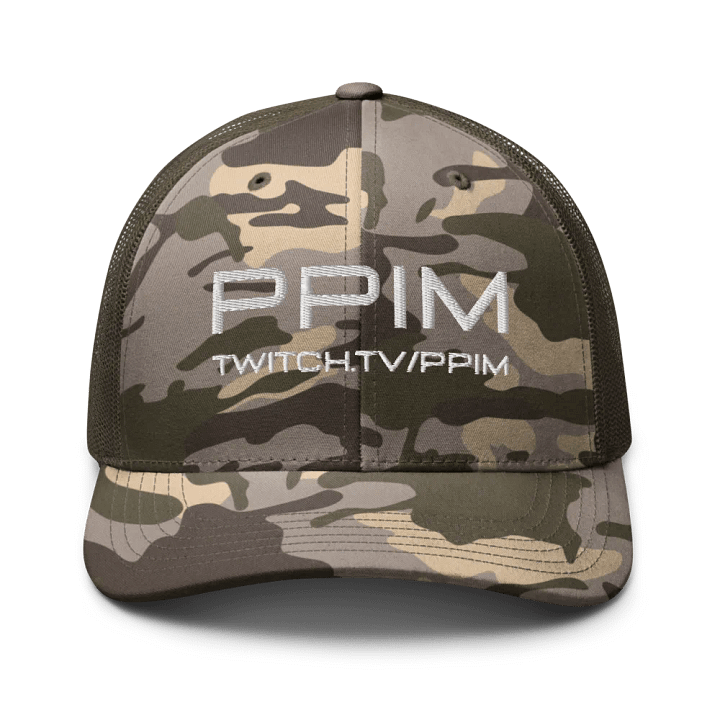 ppim Otto Cap Camouflage Trucker Hat product image (1)