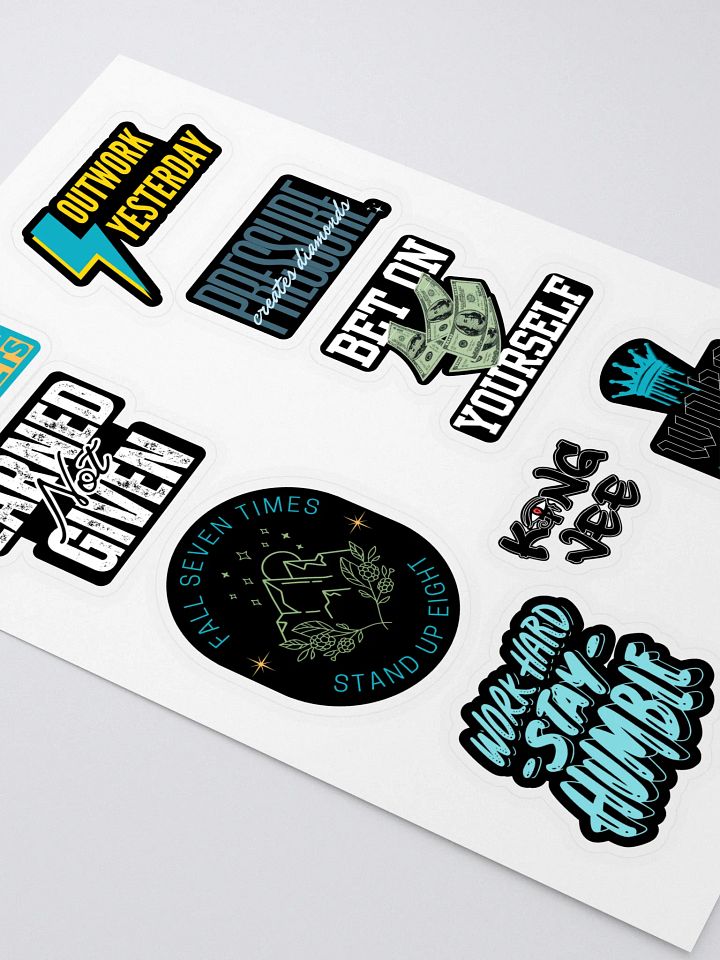 Motivational Quote Sticker Sheet 1 product image (2)