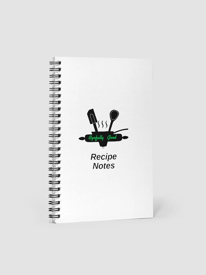 Cynfully Good Recipe Notes Notebook product image (1)
